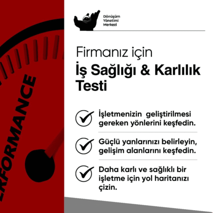 İş Sağlığı ve Kârlılık Analizi: Kendi Kendini Değerlendirme Testi