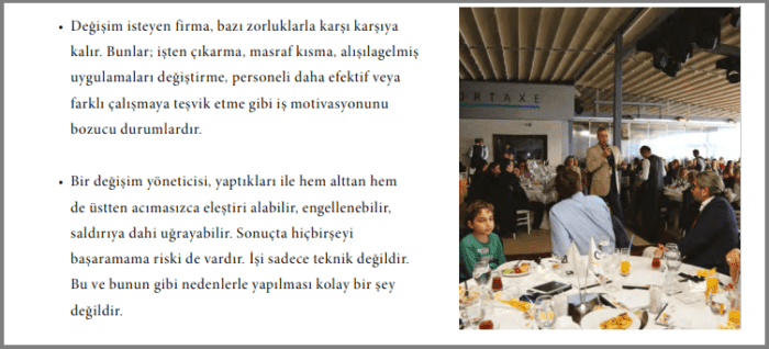 Kurumsal Dönüşüm Danışmanlığı